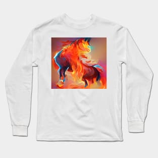 Fiery Horse Long Sleeve T-Shirt